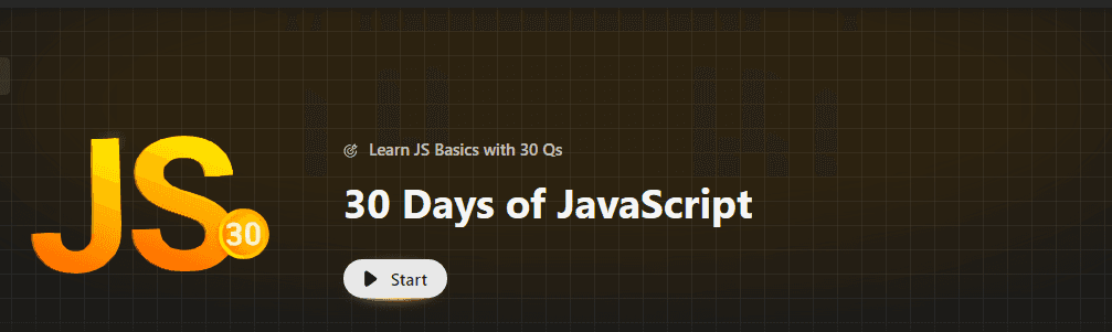 30 Days of JavaScript: LeetCode Study Plan